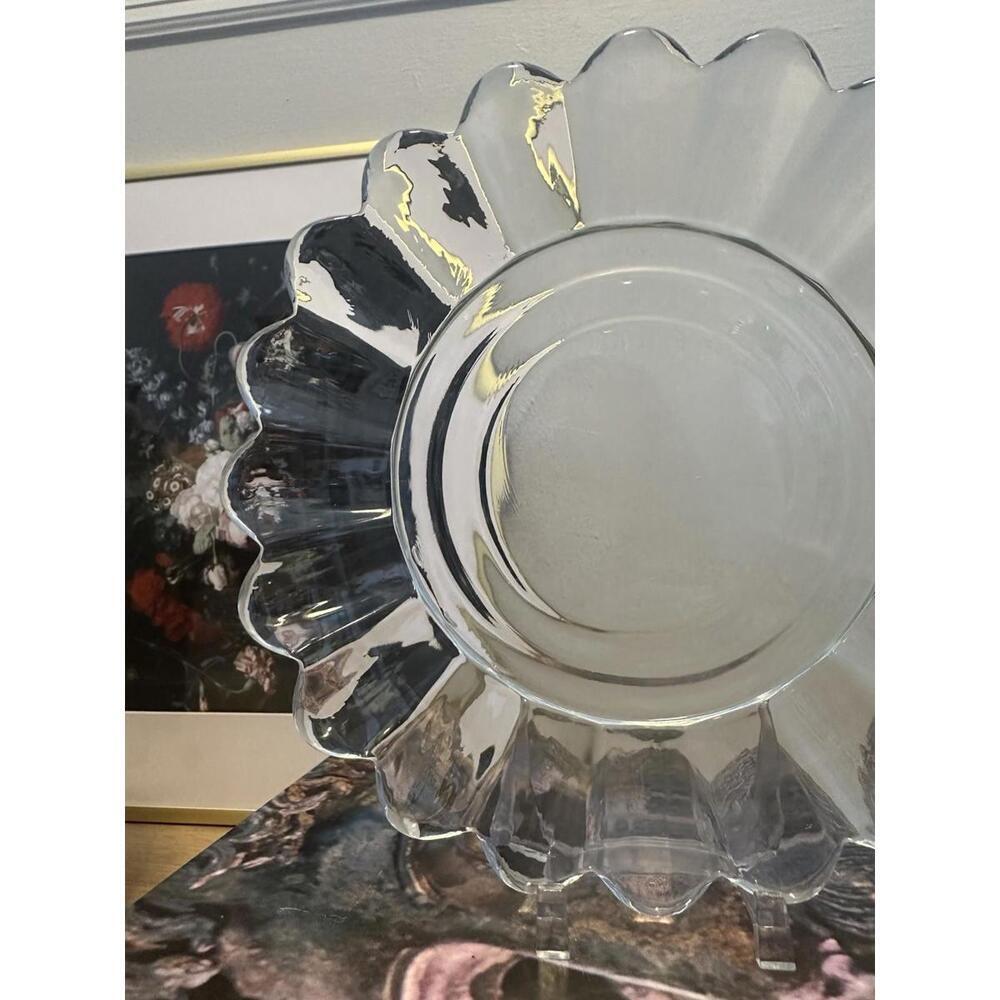 Heisey Crystolite Clear Pressed Glass Plate 8” Catch All Or Serving - Picture 2 of 5